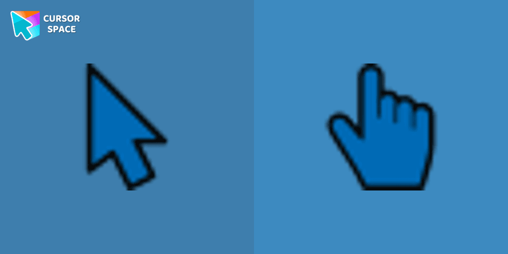 Blue Black Cursor cursor pack